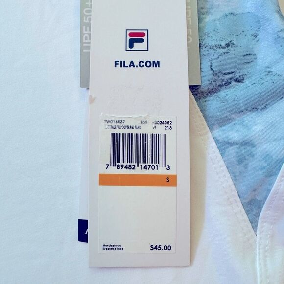 FILA Women’s Essential Full Coverage Fashion Tennis Tank Shirt Small NWT - Picture 9 of 12